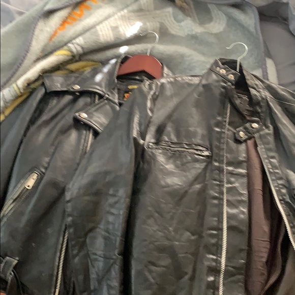 Two leather jackets. Cafe is vintage Spain size 38 - Picture 1 of 5